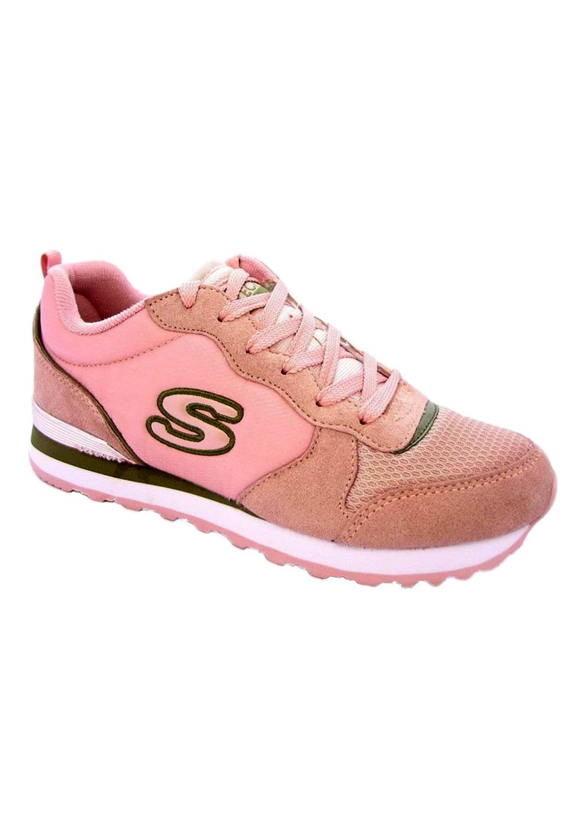 Damen Sneaker low | Skechers Sport Sneaker low mauve suede/ mesh/ silver duraleather trim/rosa - DT75484 Damen Sneaker low | Skechers Sport Sneaker low mauve suede/ mesh/ silver duraleather trim/rosa - DT75484