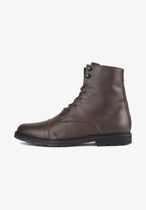 94 FELT LINED - Lace-up ankle boots - braun