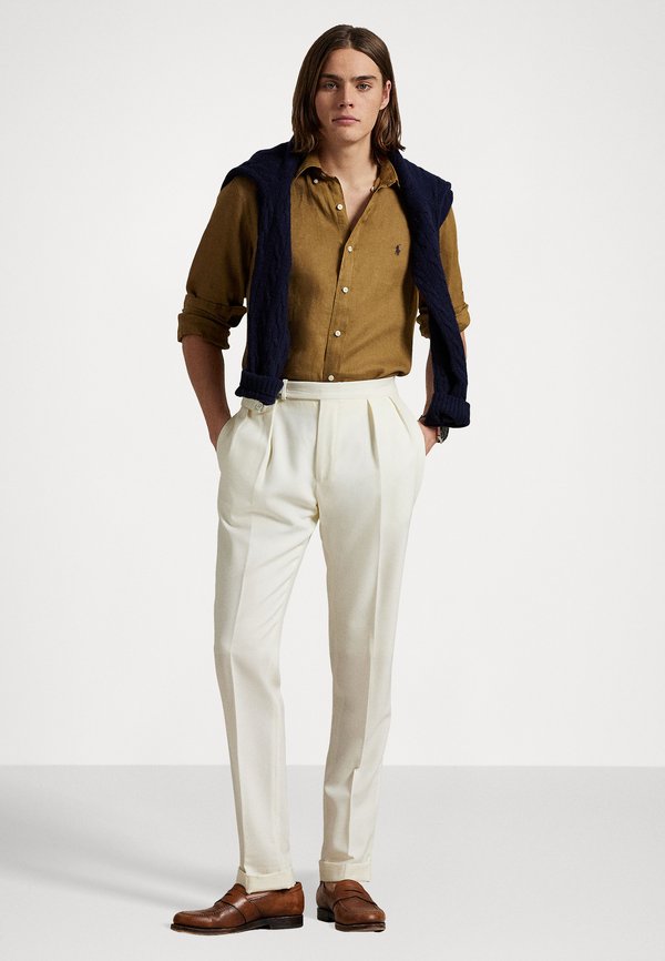 CUSTOM FIT LINEN SHIRT - Shirt - sandsurf2