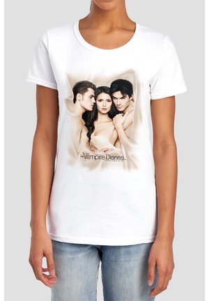 Cotton Soul, VAMPIRE DIARIES/BOUNDED - Print T-shirt - white