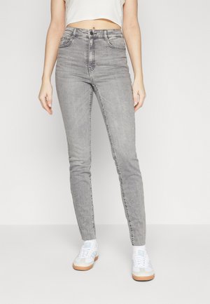 Noisy May SATTY SKINNY CUT  - Uske traperice - light grey denim