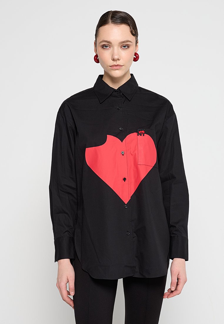DKNY Overhemdblouse zwart