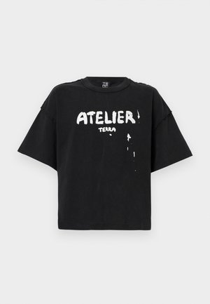 UNISEX - Trükipildiga T-särk - black