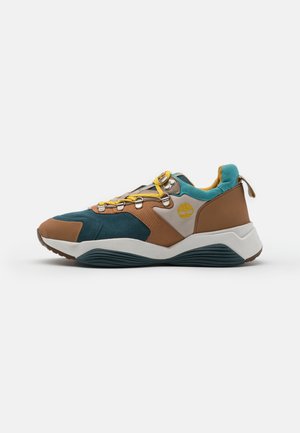 Sneakers laag - turquoise