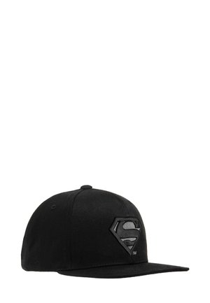 DC SUPERMAN LOGO - Cap - schwarz