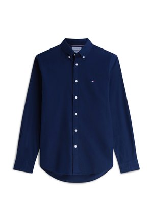 Tommy Hilfiger, FLEX FLANNEL SOLID RF SHIRT - Camisa - carbon navy