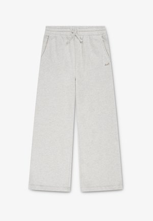 ESSENTIAL WIDE LEG - Tracksuit bottoms - oatmeal heather