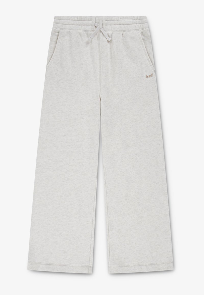 Abercrombie & Fitch ESSENTIAL WIDE LEG - Träningsbyxor - oatmeal heather