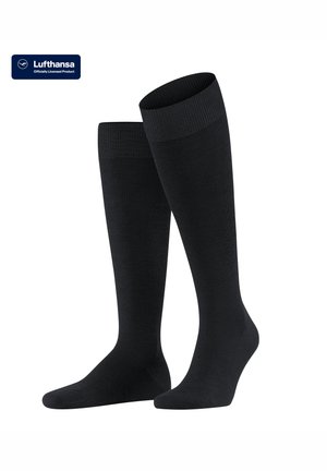 LUFTHANSA ENERGIZING WOOL - Κάλτσες μέχρι το γόνατο - black