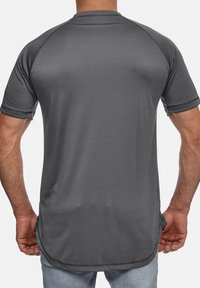 Elara FITNESS  RUNDHALSSCHITT - T-Shirt basic - dunkelgrau