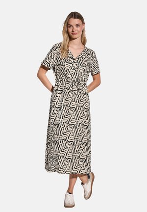 GEMUSTERTES MIDI - Day dress - beige