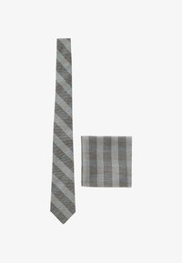 Unausgewählt, light grey light blue check