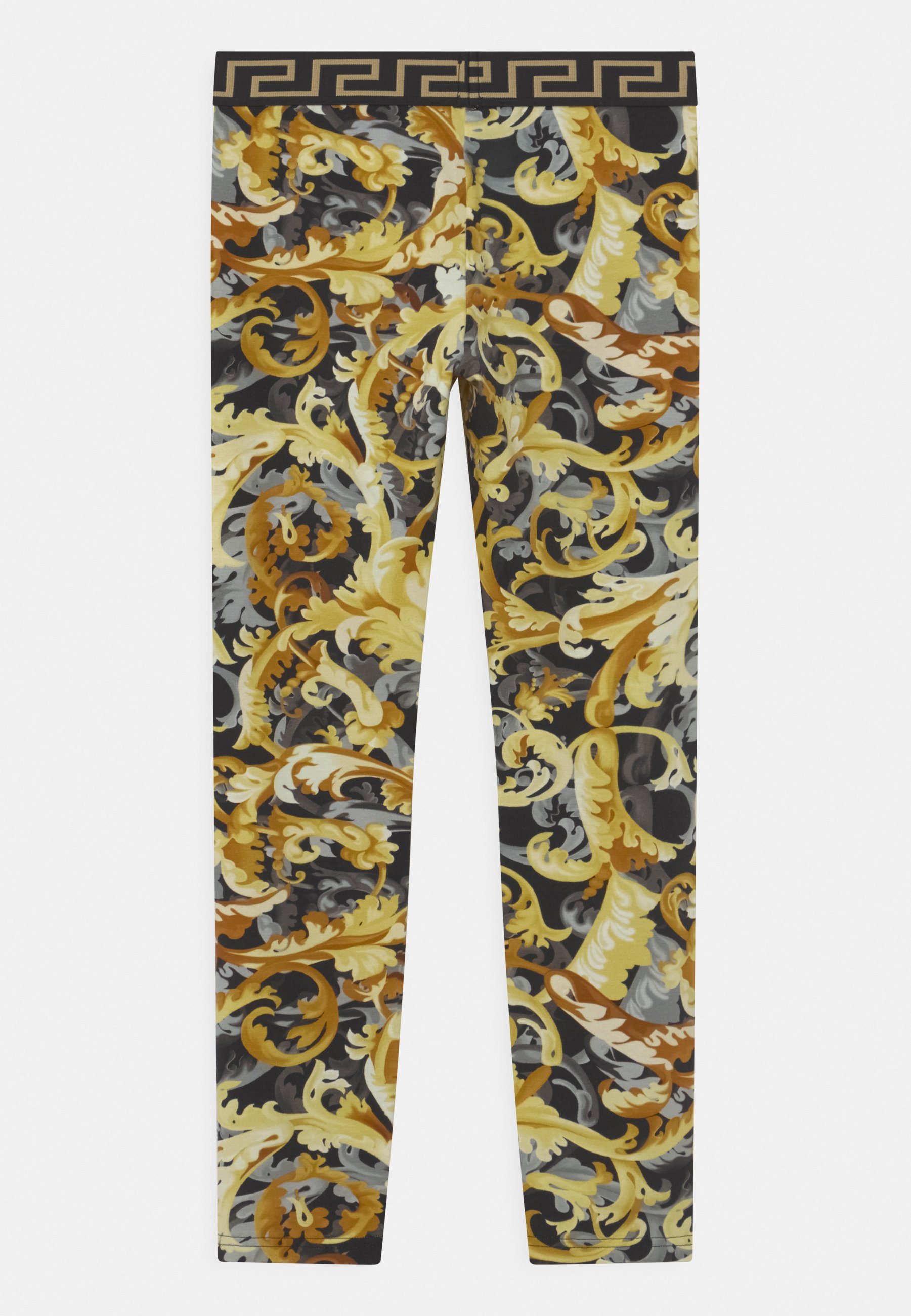 Versace BAROCCOFLAGE - Leggings - nero/oro/dorato - Zalando.it