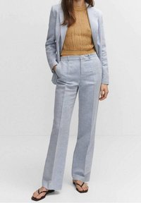 Mango Kalhoty - light blue