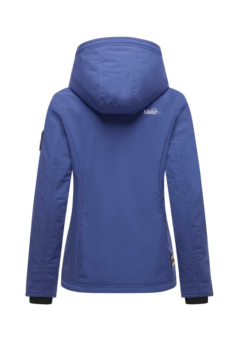 MARIKOO Dames fleecejas warm met capuchon Mount Iwaki XS-XXL, zwart, S