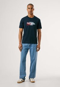Pepe Jeans TREY TEE - T-shirt print - dulwich blue