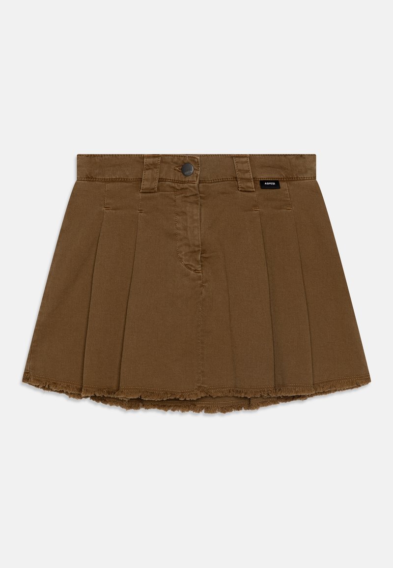 ASPESI - GIRL SKIRT BOXY PLEATED - Jeansrock - faloria, Vergrößern