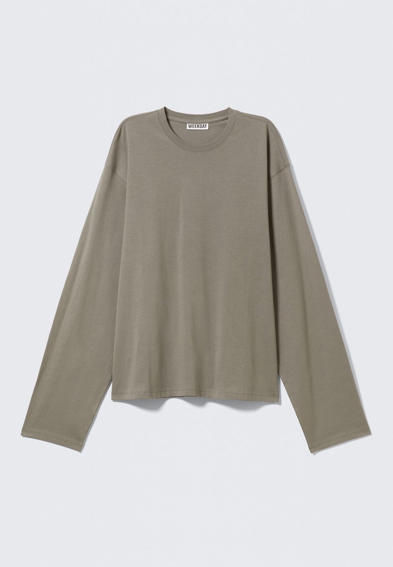 Weekday Longsleeve donkergrijs