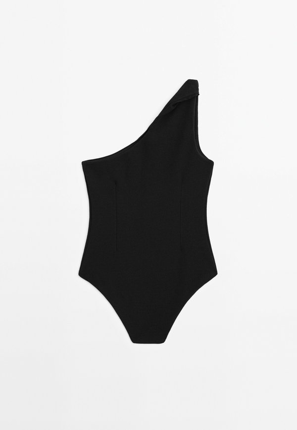 TEXTURED WITH ASYMMETRIC NECKLINE - Swimsuit3