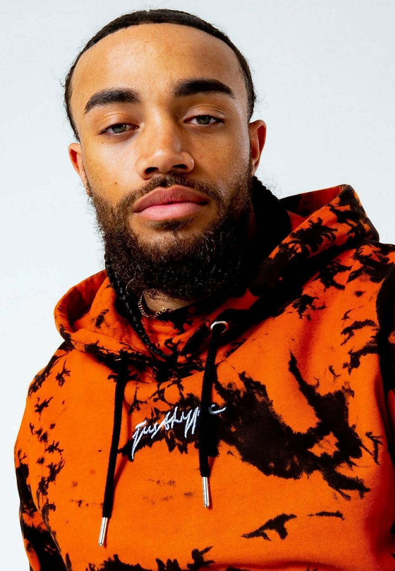 Hype TIE DYE - Hoodie - orange/black/orange - Zalando.de