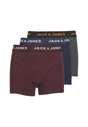 Jack & Jones 3PACK  - Onderbroeken - dark grey melange