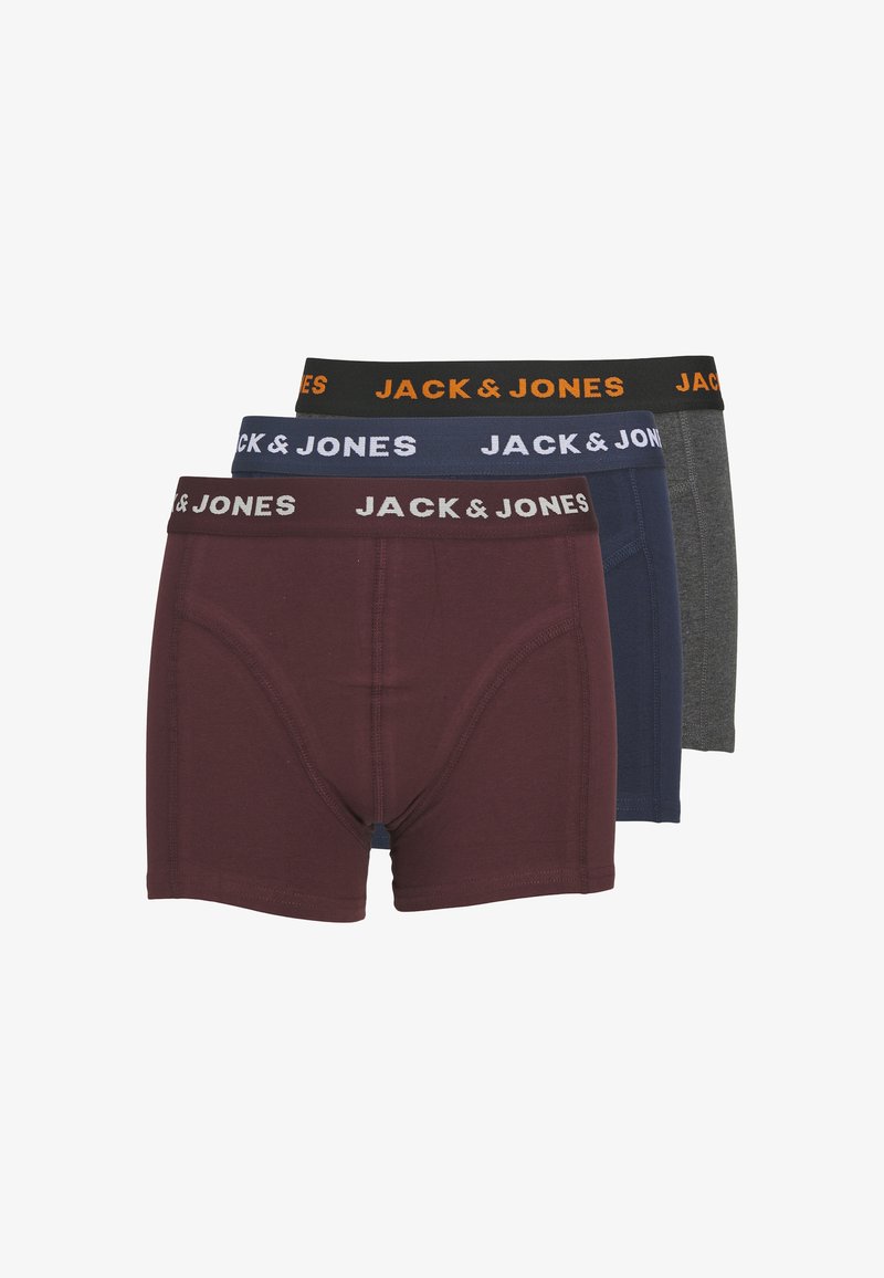 Jack & Jones 3PACK - Onderbroeken - dark grey melange