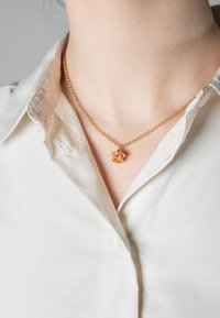 FABLE ENGLAND - Rose - Necklace - pink and gold coloured Thumbnail Image 1