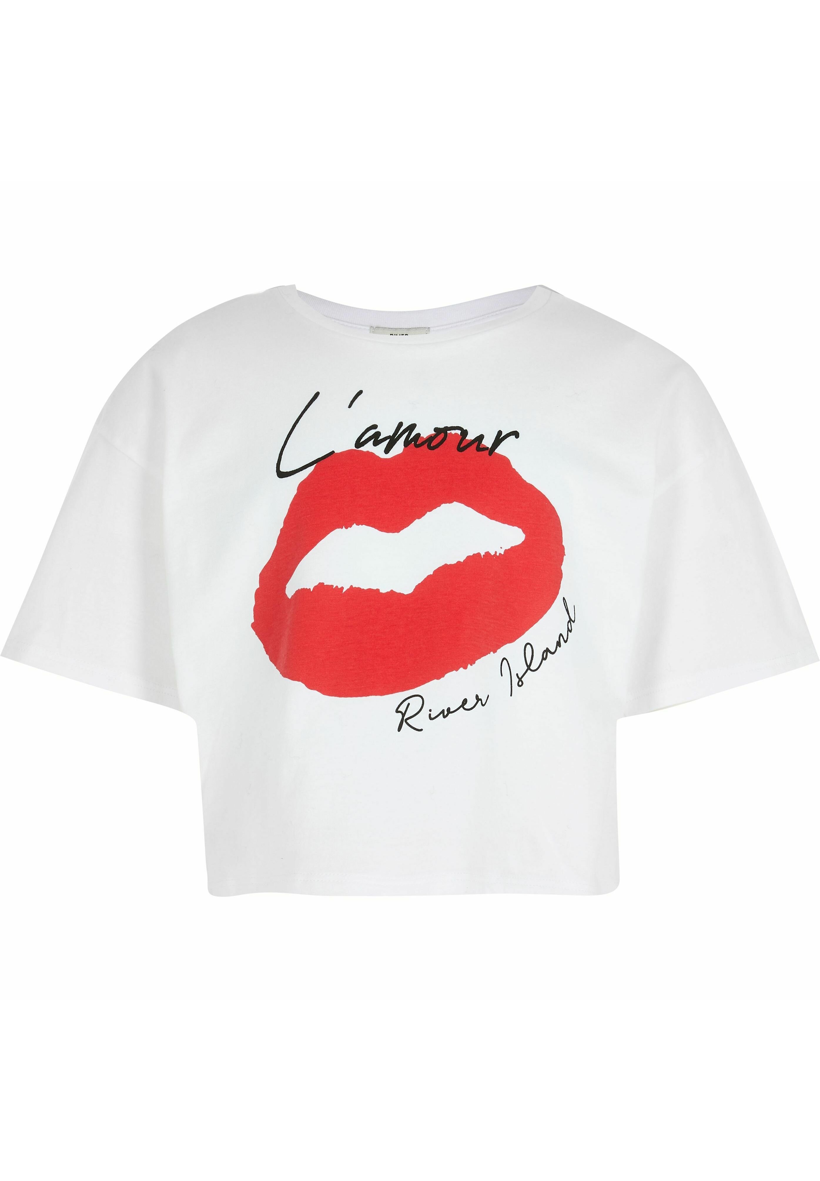 River Island L'AMOUR LIP - Print T 