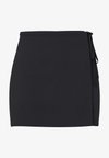 PCBOSELLA MW WRAP SKIRT NOOS BC - Jupe portefeuille - black