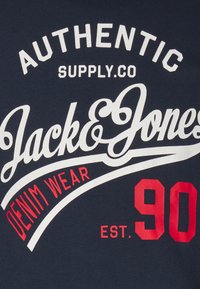 Jack & Jones JJETHAN HOOD 2 PACK - Sweatshirt - dark blue/mottled grey