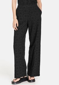 Taifun Tygbyxor - black