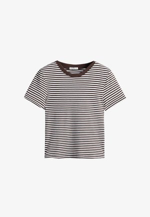 OYSHO, T-shirt imprimé - dark brown