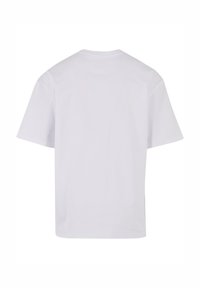 White cotton t-shirt, short sleeves, crew neck design, smooth texture, simple solid color, and no visible logos or patterns.