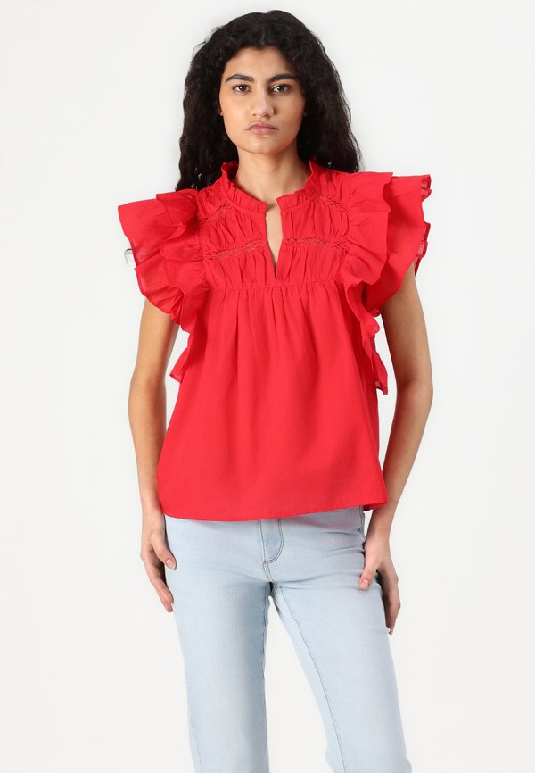 ONLSUNNY LIFE FRILL - Blouse3