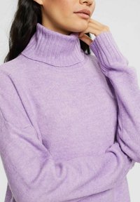 Esprit ROLLKRAGEN IN MOULINÉ - Jumper - lilac