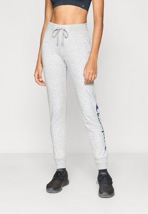 BASICS CUFF PANTS LARGE LOGO - Παντελόνι φόρμας - grey