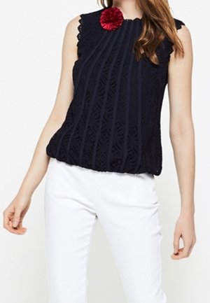 comma Bluse - dark blue