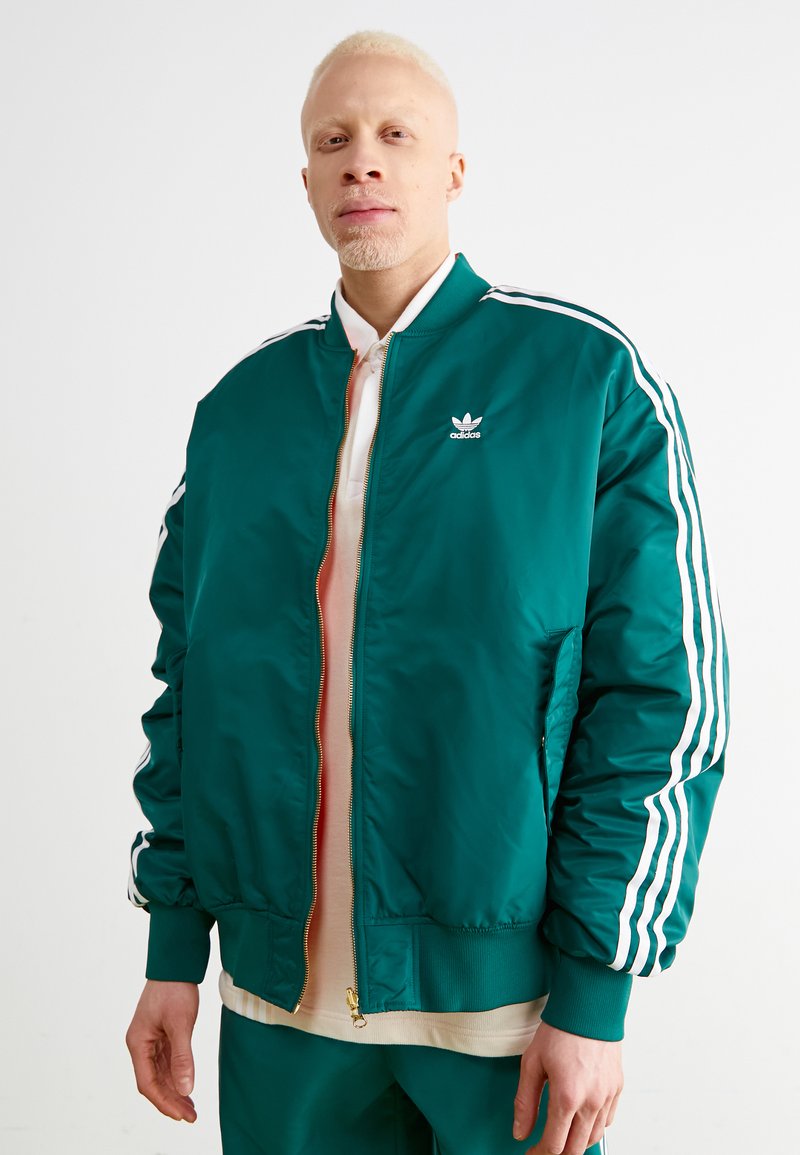adidas Originals Blouson Bomber - collegiate green/vert fonc?� - ZALANDO.FR