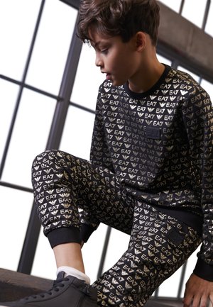 PANTS MONOGRAM TAPE UNISEX - Treniņtērpa apakšdaļas - black gold