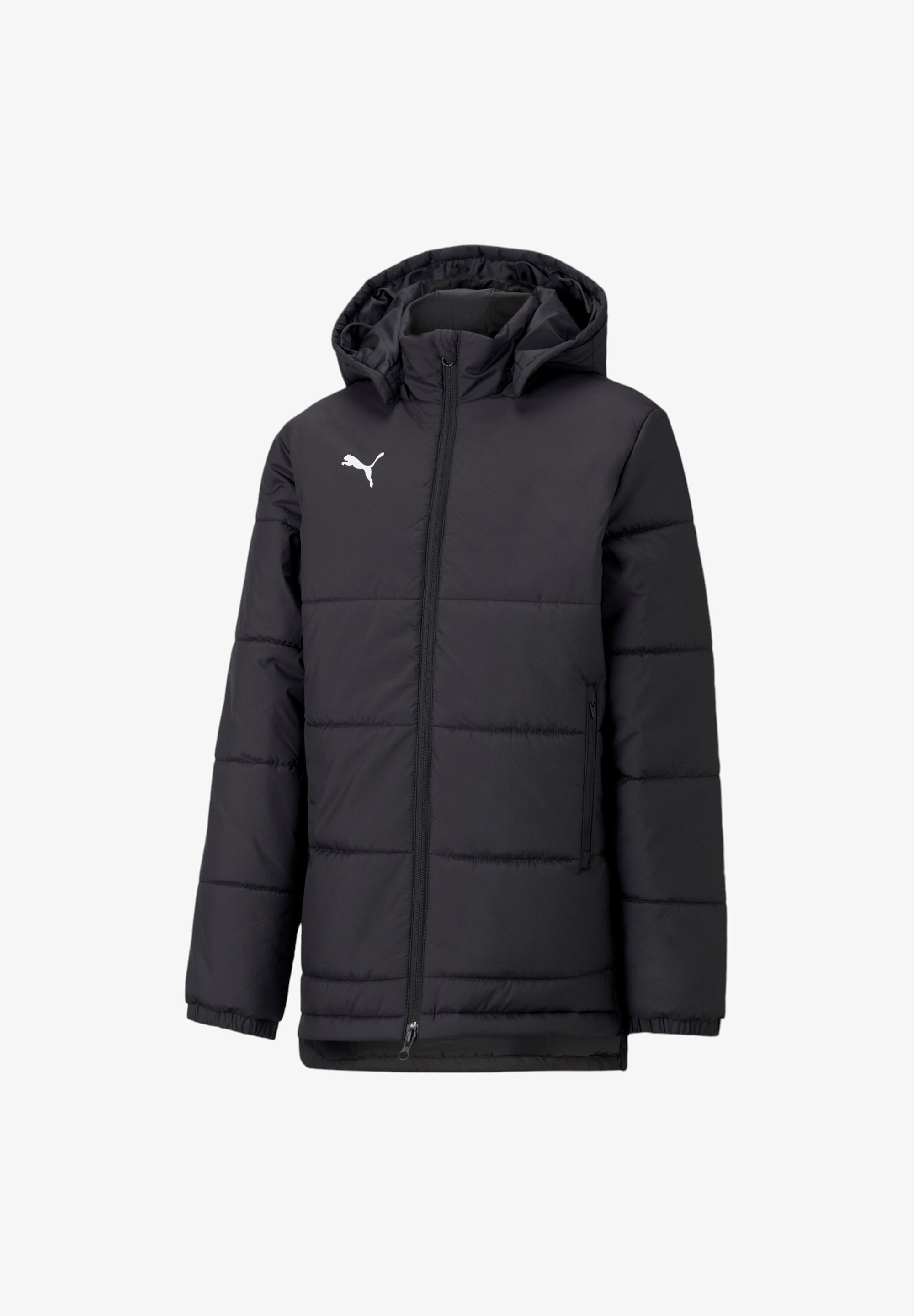 Puma TEAM COACH BENCH Winter coat schwarzweiss/black