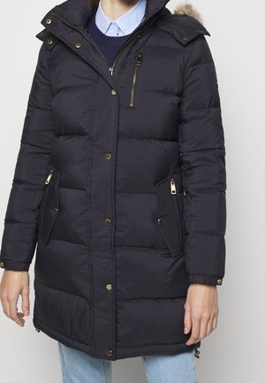 Kabát z prachového peří - dark blue