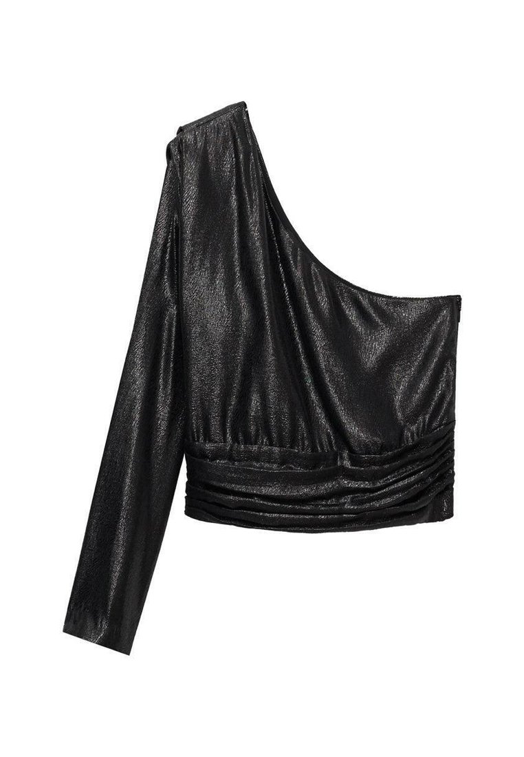 Mango Longsleeve zwart