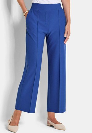 VERA VERKÜRZTE MIT BIESEN - Pantalon classique - royal blue
