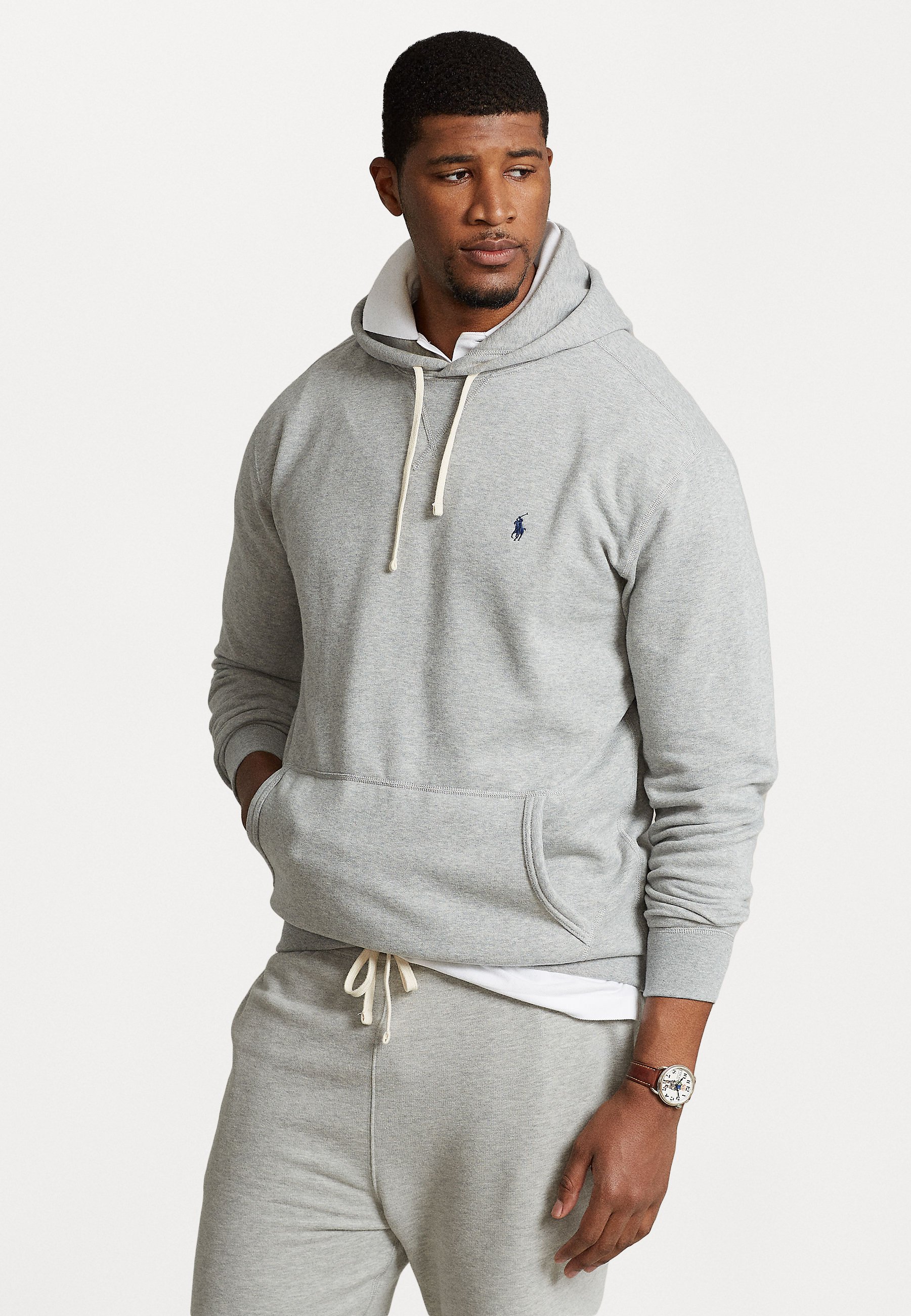 Polo Ralph Lauren Big u0026 Tall LONG SLEEVE - Hoodie - andover heather/grey -  Zalando.de