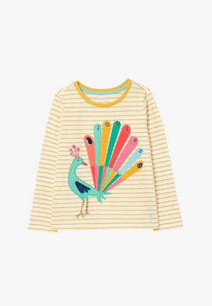 LONG SLEEVE - Long sleeved top - peacock yellow stripe
