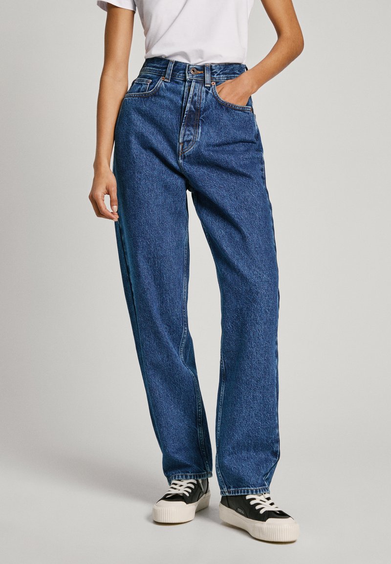 Mujeres Delgadas Zapatillas Para Mom Jeans Jean Mom Rotos Y