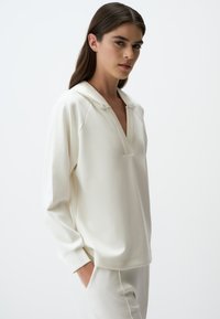 Jimmy Key COZY - Felpa con cappuccio - white