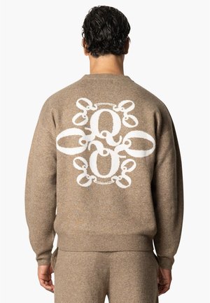 INSIGNIA  CREWNECK  - Strickpullover - brown melee