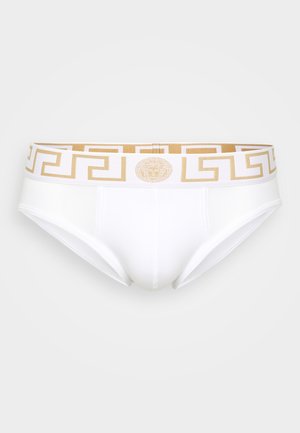 Versace UNDERPANTS LOW RISE TOPEKA NEW LOGO - Slip - white/gold-coloured