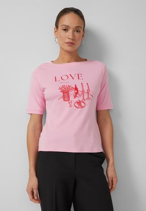 s.Oliver T-Shirt print - rosa